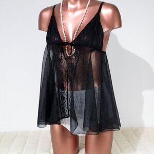 Vintage Darling Lacy Nightgown - Medium